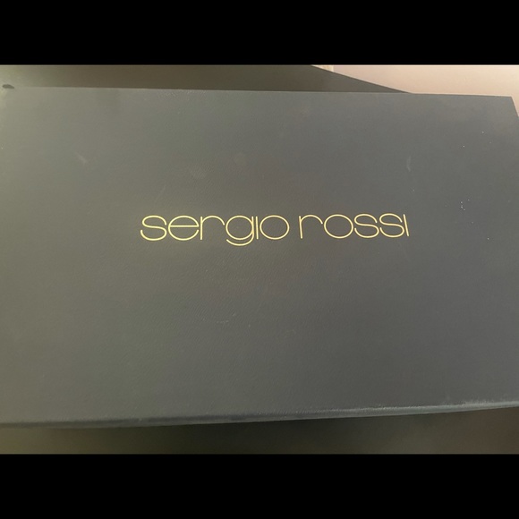 SERGIO ROSSI Minerva Printed Stingray and Suede Sandals gladiator ! - Picture 5 of 11